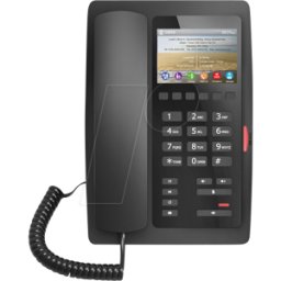 FANVIL H5WB - Teléfono IP del hotel, negro