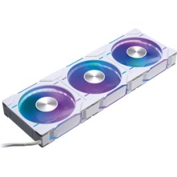 PHT F120D30RWT3P - PHANTEKS D30, flujo de aire inverso D-RGB, 120mm, blanco, 3P