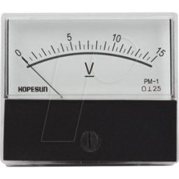 VELLEMAN VEL AVM7015 - Herramienta de medición de bobina giratoria, 15 V, 60x47