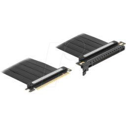 DELOCK 81508 - Tarjeta elevadora PCI Express 4.0 x16 macho a ranura x16 con cab