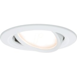 PAULMANN PLM 93876 - Coin SLIM Luminaria empotrada 1 x 6,8 W, 633 lm, 2700 K, blanco