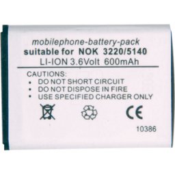FREI HCP 295-LI - Batería de repuesto para Nokia, 3220 / 7260, iones de lit