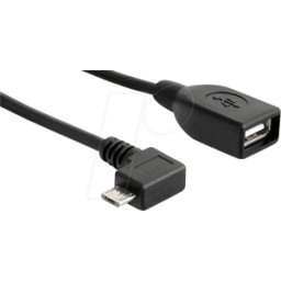 DELOCK 83271 - Cable USB 2.0, conector macho Micro B a conector hembra A, 0,5 m