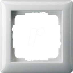 GIRA55 RA1 RWG - Montura blanco puro brillante, simple