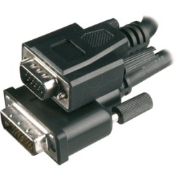 GOOBAY AK DVI 120-3 - Cable de monitor, conector DVI 12+5 a conector VGA, 3 m