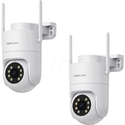 FOSCAM PD8-2 - Cámara de vigilancia, IP, LAN, WLAN, para exteriores, 2 unidades