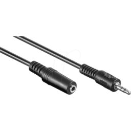 FREI AVK 181-500 - Cable de audio, conector jack de 3,5 mm en acoplamiento, 5 m