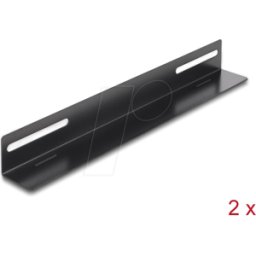 DELOCK 66867 - Soporte de montaje de 19" para armario de red 300 x 40 mm 2 piez