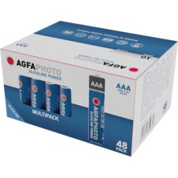 AGFAPHOTO AGFA ALK AAA48 - Power, pila alcalina, AAA (Micro), paquete de 48