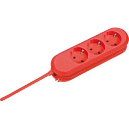 BACHMANN BACH 388.371 - Tira de zócalo INTELIGENTE, tipo F - CEE 7/3, 3 vías