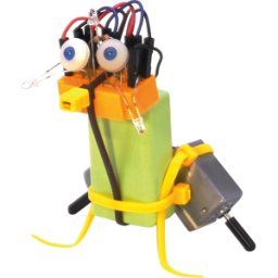 VARIOBOT VARIKABI GL - MiniBot como juego de montaje de inserción, amarillo