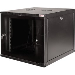 LOGILINK W06B54B - Caja de pared de 19", 6 U, profundidad 550 mm, negra