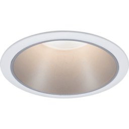 PAULMANN PLM 93409 - Luminaria empotrada LED Cole, 1 x 6,5 W, 2700 K, blanco/plateado