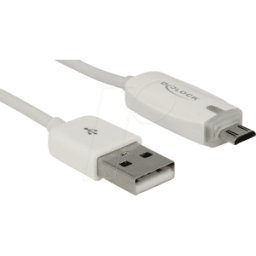 DELOCK 83604 - Cable de carga y sincronización, USB-a -> conector Micro