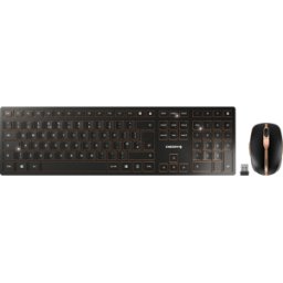 CHERRY JD-9100GB-2 - Combinación de teclado/ratón, Bluetooth/radio, dis