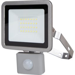 REV RITTER REV 2707615020 - Proyector LED, 20 W, 1700 lm, 6500 K, IP44, Sensor, plata