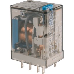FINDER FIN 55.32.9 12V - Relé industrial, 2x UM, 250V/10a, 12V.