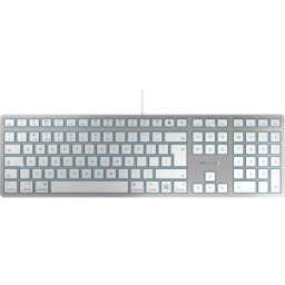 CHERRY JK-1620GB - Teclado, Mac, cable, USB-C, diseño: GB