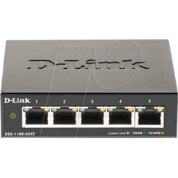 D-LINK DGS1105V2 - Switch, 5 puertos, Gigabit Ethernet