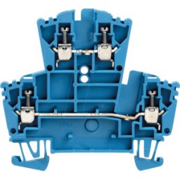 WEIDMÜLLER WDK 2.5 BL - Borne de paso Klippon® Connect, serie W azul
