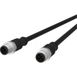 METZ CONNECT MC 142MCA11010 - Cable de sensor, M12, 4 polos, conector > conector, 1 m