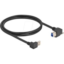 DELOCK 80481 - Cable USB 5 Gbps USB Tipo-A macho 90° inclinado hacia abajo a US