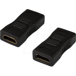 LOGILINK AH0006 - Adaptador, conector hembra HDMI a hembra, 1080p.