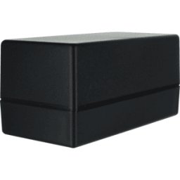 TEKO SR37-DB.9 - Caja INTELIGENTE de la serie ABS, 128 x 63,5 x 63 mm, negro
