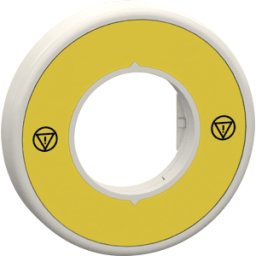 SCHNEIDER ELECTRIC ZBY9W3B140 - Etiqueta de parada de emergencia/parada de emergencia, 2 ledes b