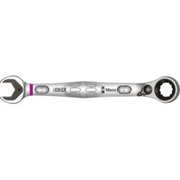 WERA 05020069001 - Llave de trinquete de anillo con boca, SW 14, conmutador Joker