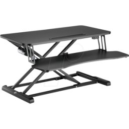 LOGILINK EO0054 - Soporte para escritorio con estante para teclado, ajustable