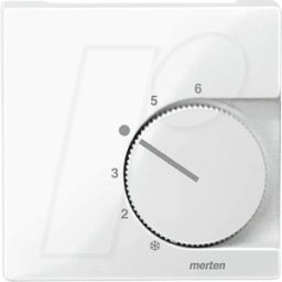 MERTEN EL SM 534719 - Sistema M, placa central, regulador de temperatura, blanco polar