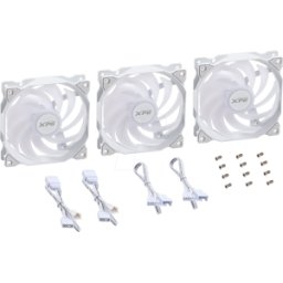 ADATA XPG 46621 - XPG VENTO 120, 120 mm, ARGB, PWM, blanco, Paquete de 3