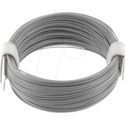 ECON CONNECT ECON KL004GR10 - con connect Alambre de cobre trenzado 1x0.04qmm gris
