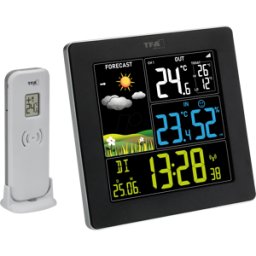 TFA DOSTMANN TFA 35117401 - Estación meteorológica de radio con pantalla a color SOL 2