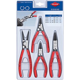 KNIPEX KN 00 20 03 V02 - Juego de herramientas, alicates, anillos de seguridad, 4 piezas