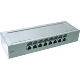 EFB-ELEKTRONIK PATCHPANEL 12-6 - Panel de conexiones mini, 12 puertos, Cat.6, 1U