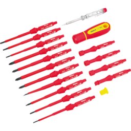 CIMCO 117862 - 18 piezas VDE destornillador conjunto de cuchillas intercambiabl