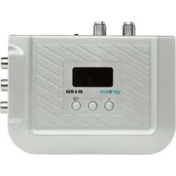 AXING AVM 6-00 - Modulador de audio y vídeo, estéreo, cinch, plateado