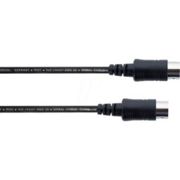 CORDIAL ED 1,5 AA - Cable de audio, conector MIDI de 5 pines > conector MIDI de 5 pi