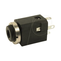 CLIFF FC681374V - Conector jack hembra empotrable estéreo, 3 polos, 3,5 mm