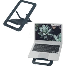 LEITZ 63460089 - Soporte para ordenador portátil, hasta 17", aluminio, negro