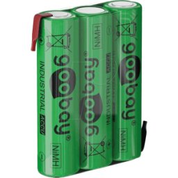 GOOBAY 55581 - Batería NiMh, AAA (Micro), 800 mAh, paquete de 3