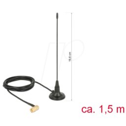 DELOCK 89615 - Antena de 480 MHz, omnidireccional, exterior