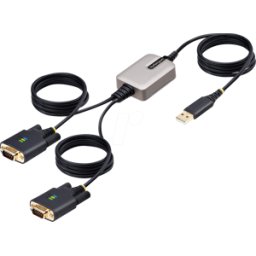 STARTECH.COM ST 2P6FFC-USB - Cable adaptador, 2 puertos USB a serie RS232