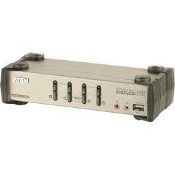 ATEN CS1734B - Conmutador KVM, USB-PS/2, VGA, audio