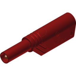 HIRSCHMANN TEST & MEASUREMENT LAS S WS RT - Conector de torre de seguridad, 1000 V CAT II, rojo