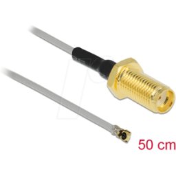 DELOCK 90399 - Cable de antena RF, conector hembra SMA para instalación