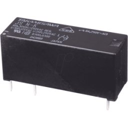 FUJITSU-TAKAMISAWA JS 12 MN KT - Relé de potencia en miniatura JS, 12V,1 contacto NA, 8A.