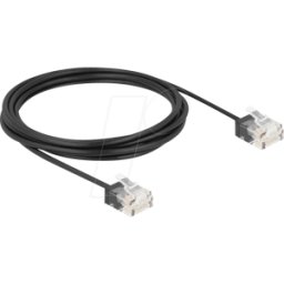 DELOCK 80373 - Cable de red RJ45 Cat.6 UTP Ultra Slim 3 m